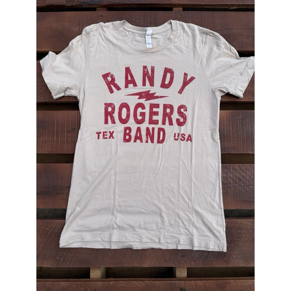 Randy Rogers Band Lightning Bolt T-Shirt Small RRB Texas Country